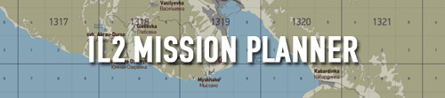 IL-2 Mission Planner navigointikartat.