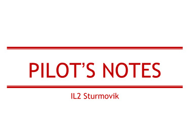 Kaikkien IL-2 Sturmovik lentokoneiden tehoasetukset ja muut huomioitavat asiat.